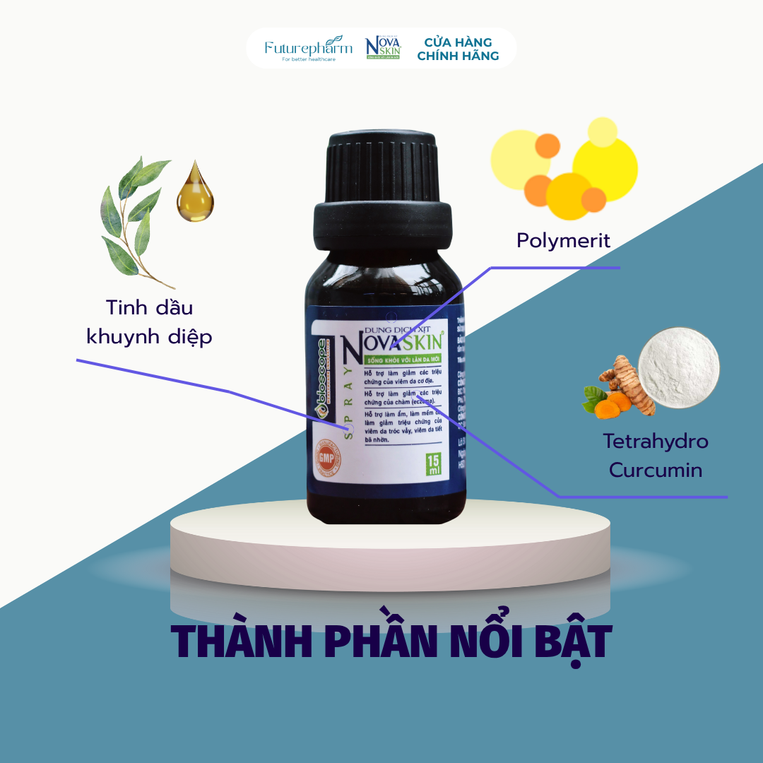 Dung dịch xịt NOVASKIN - Hỗ trợ điều trị viêm da cơ địa - Image 3