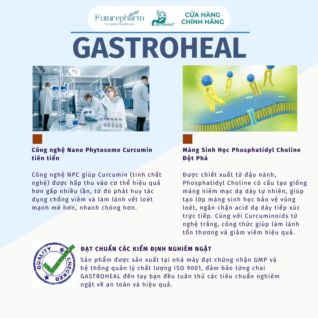 GASTROHEAL - Hỗ trợ điều trị viêm loét dạ dày tá tràng - Image 7