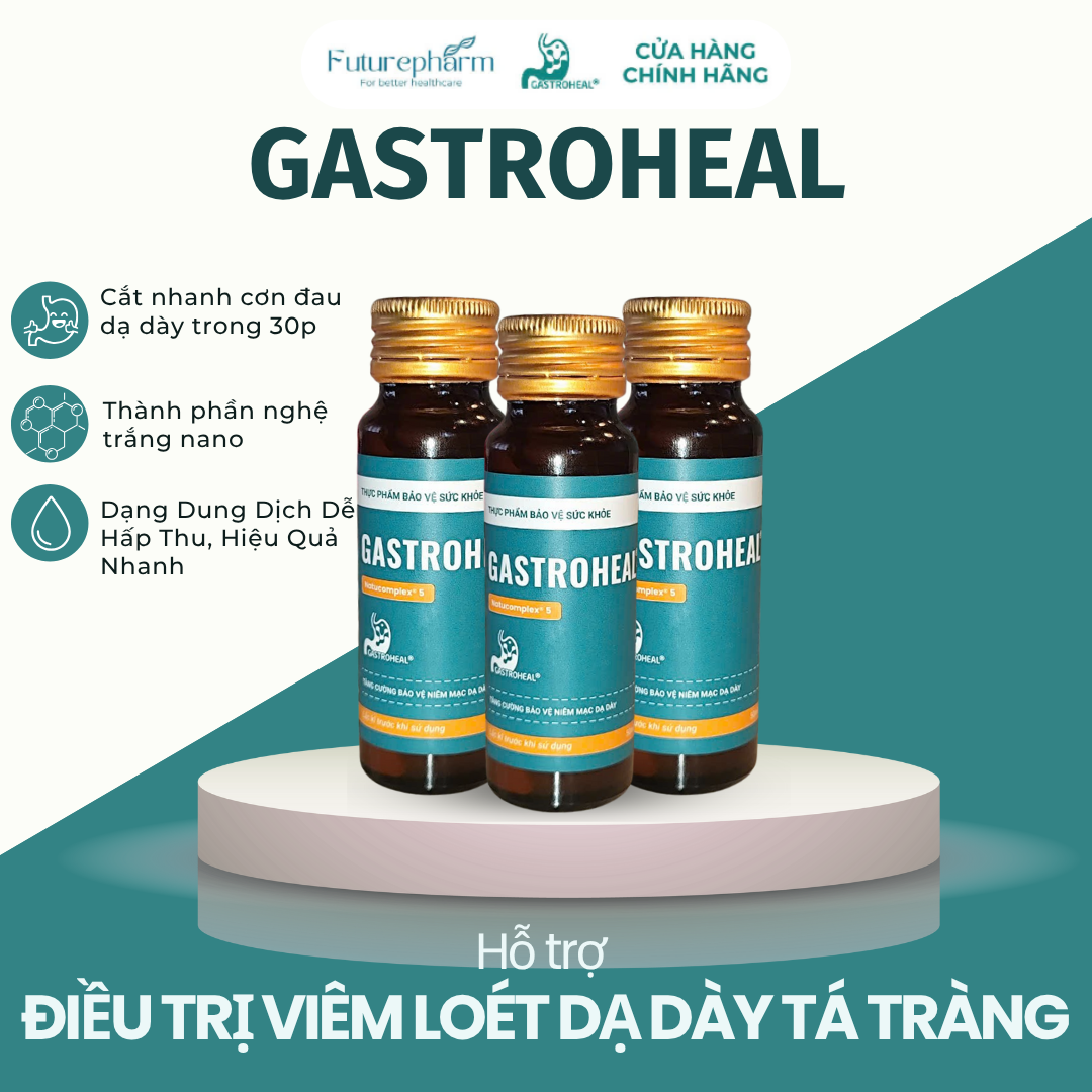 Gastroheal hỗ trợ điều trị viêm loét dạ dày tá tràng